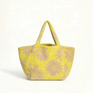 Eco-Friendly Large Tote Bag with Organic Cotton and GRS Certified Craftsmanship