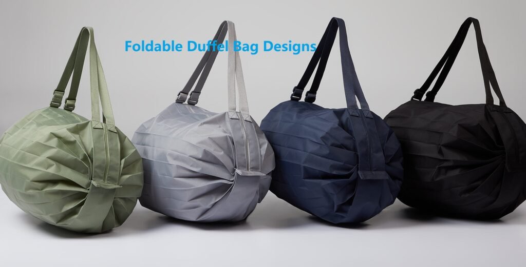 foldable duffel bag design