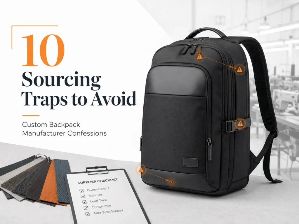 10 Sourcing Traps by Custom Backpack Manufacturer