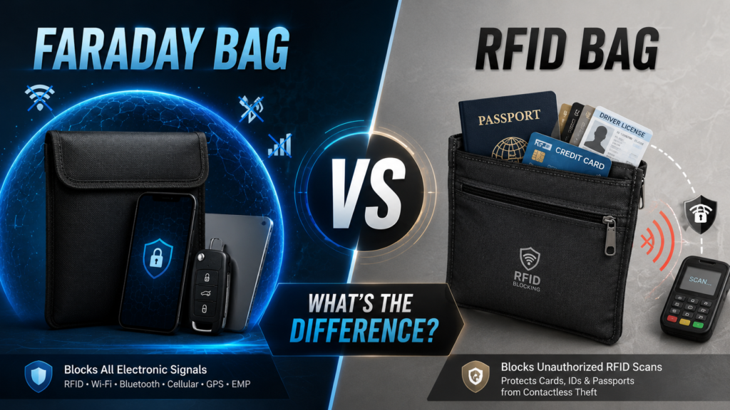 Faraday Bag VS RFID Bag