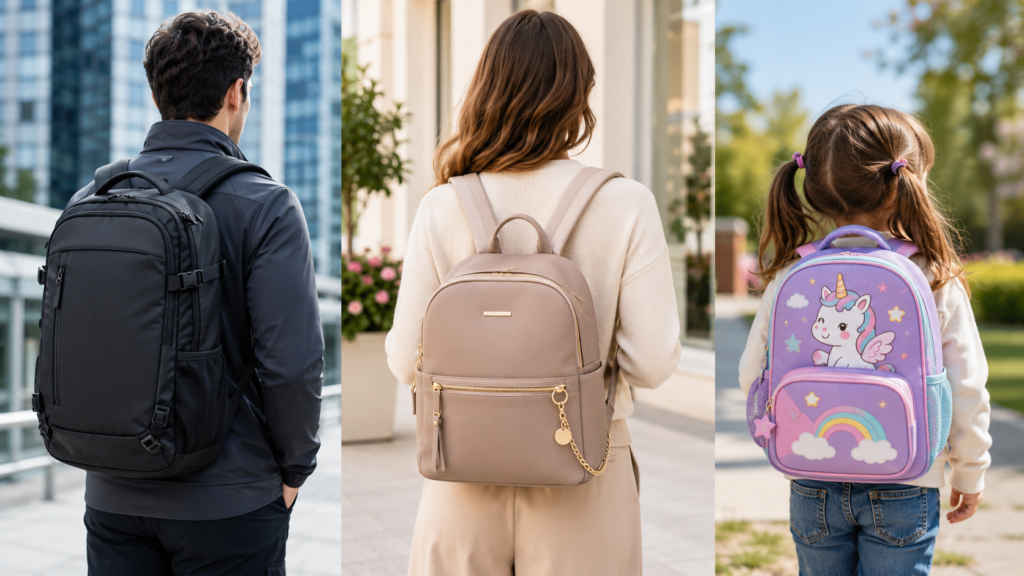 backpacks for men-women kids