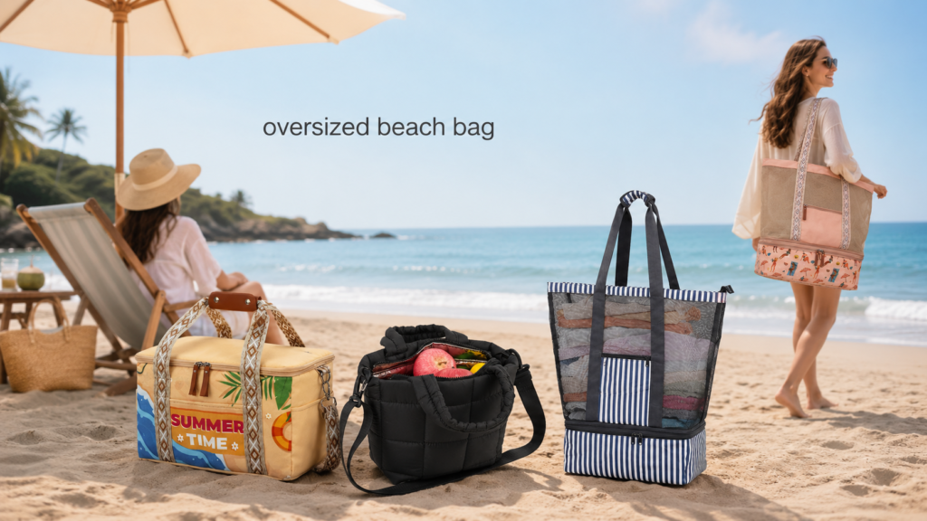 custom oversized beach bag manufacturer