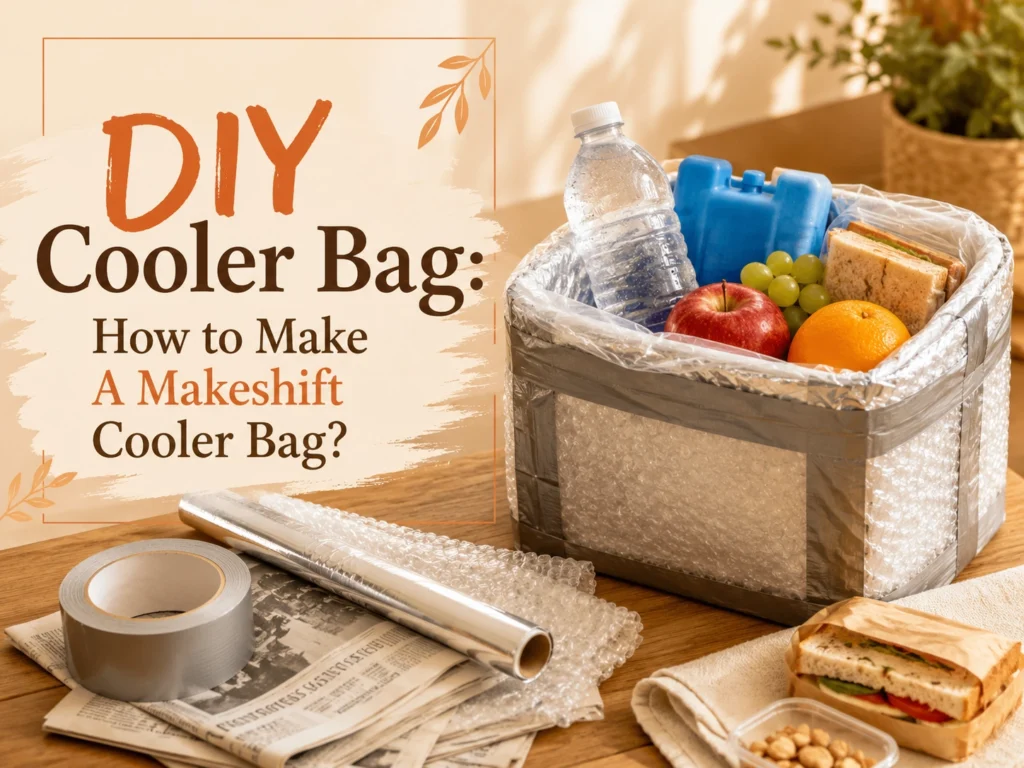 DIY Cooler Bag-How to Make A Makeshift Cooler Bag