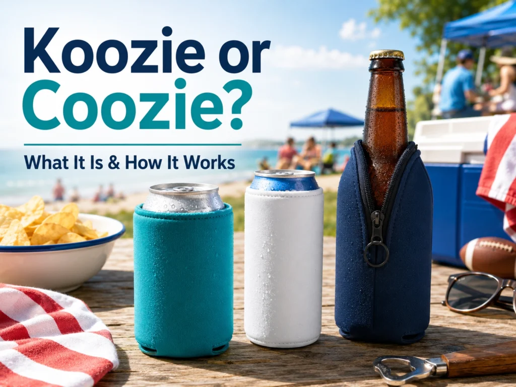 Koozie or Coozie - What It Is and How It Works