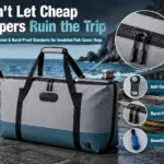importance of zippers to insulated fish cooler bag