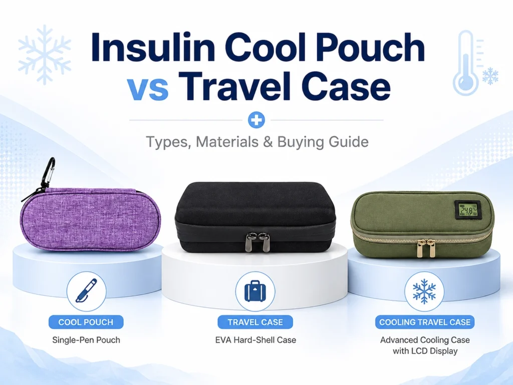 Insulin Cool Pouch vs Travel Case