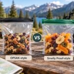 OPSAK vs Smelly Proof odor-proof bag comparison for backpacking food storage